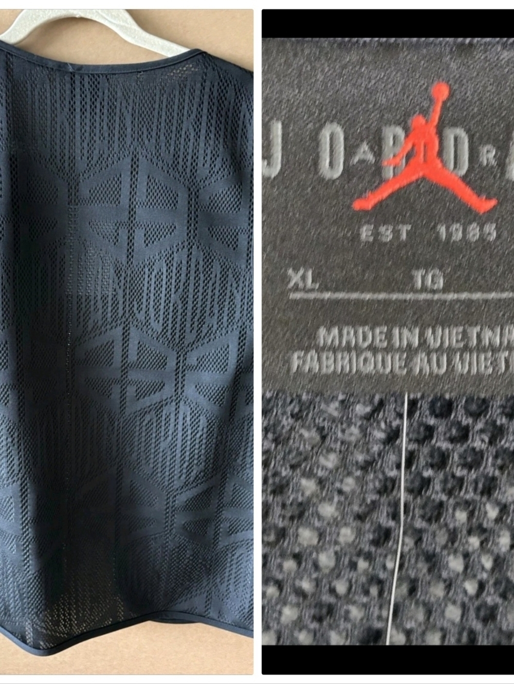 Jordan Essentials Black Men’s Utility Vest Sz XL NWT MSP $140 GORPCORE MOTO HIKE